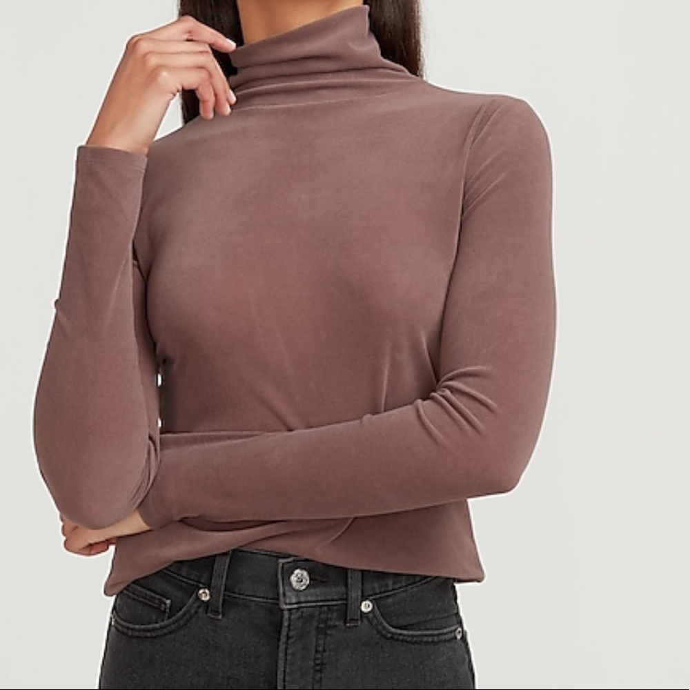 Express | Mock Neck Long Sleeve XXS